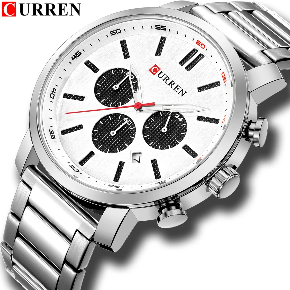 Top Brand Luxury Men's Watches Date Clock Male Sports Timing Watches CURREN Mens Quartz Casual WristWatch Relogio Masculino
Top Brand Luxury Men's Watches Date Clock Male Sports Timing Watches CURREN Mens Quartz Casual WristWatch Relogio Masculino