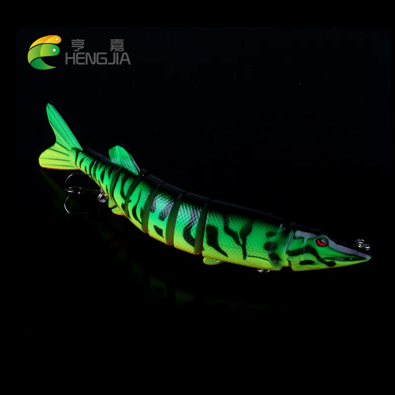 

HENGJIA 1PC mutil jointed minnow fishing lures hard baits artificial wobblers crankbaits trout swimbaits pesca fishing tackles