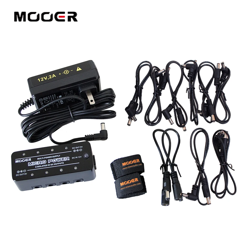 Педаль Mooer блок питания Micro Power S8 мультиисточник с 8 портами изолированный