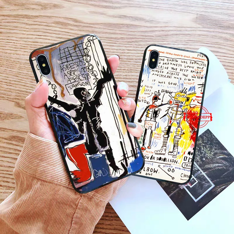 Artist Jean Michel Basquiat Silicone soft Case for iPhone 5 SE 5S 6 6S Plus 7 8 11 Pro X XS Max XR
Artist Jean Michel Basquiat Silicone soft Case for iPhone 5 SE 5S 6 6S Plus 7 8 11 Pro X XS Max XR