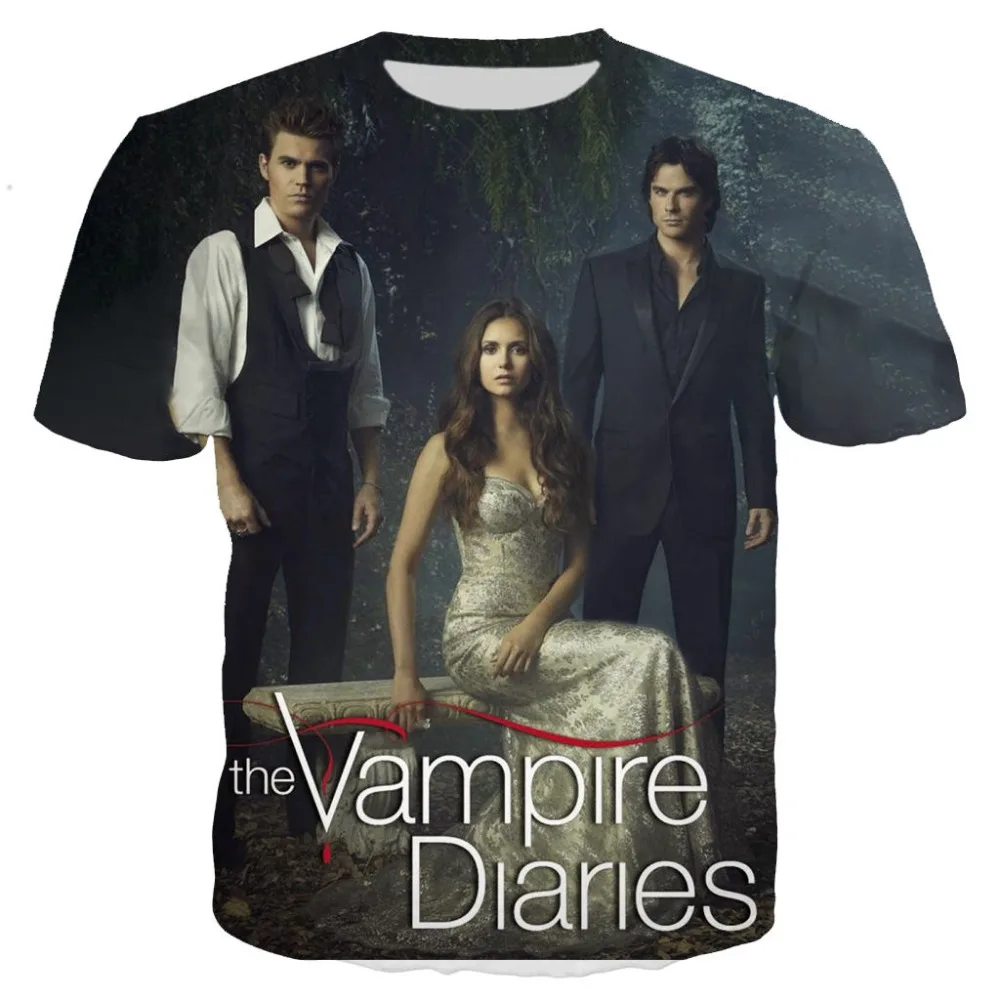 The Vampire Diary cute men shirts 3D printed tee shirt funny fashion summer shirts cool shirt for men women unisex casual top
The Vampire Diary cute men shirts 3D printed tee shirt funny fashion summer shirts cool shirt for men women unisex casual top