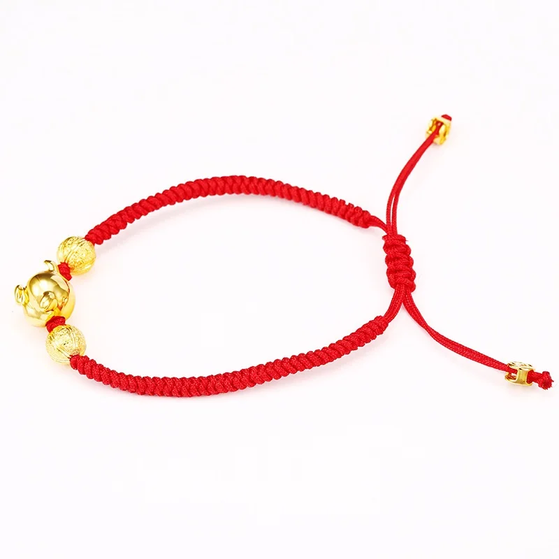 OMHXFC Wholesale European Fashion Woman Girl Bride Party Birthday Wedding Gift Vintage Pig Red Thread 18KT Gold Bracelet ES48
OMHXFC Wholesale European Fashion Woman Girl Bride Party Birthday Wedding Gift Vintage Pig Red Thread 18KT Gold Bracelet ES48