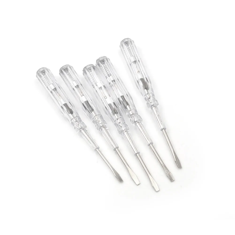 100-500V Plastic Induced Electric Tester Screwdriver Probe With Indicator Light Voltage Tester Pen AC/DC Detector 1PCS
100-500V Plastic Induced Electric Tester Screwdriver Probe With Indicator Light Voltage Tester Pen AC/DC Detector 1PCS