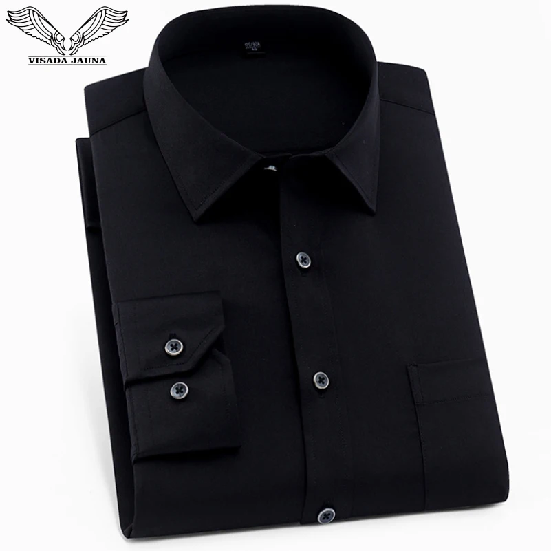 VISADA JAUNA 2018 Micro-elastic Men's Shirt Long-sleeved Business Solid color Slim Square Collar Dress Bottoming Shirt N8982
VISADA JAUNA 2018 Micro-elastic Men's Shirt Long-sleeved Business Solid color Slim Square Collar Dress Bottoming Shirt N8982