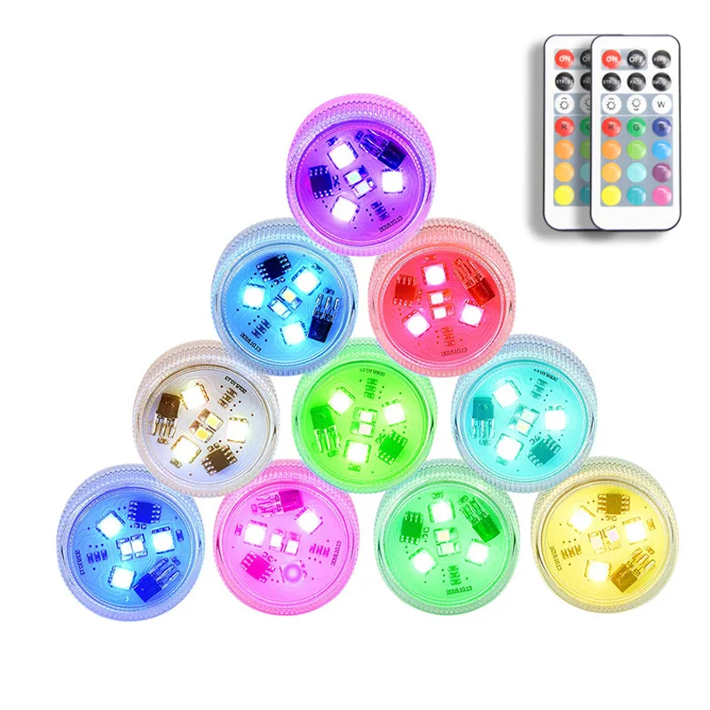 2023 New LED RGB Submersible Light IP68 Remote Swimming Pool Night Lamp Decor Party Wedding Holiday Celebration with Battery
2023 New LED RGB Submersible Light IP68 Remote Swimming Pool Night Lamp Decor Party Wedding Holiday Celebration with Battery