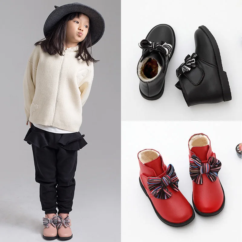 GNORNIL Children Shoes Girls Princess Boots Fashion Lovely Bow 2022 Spring And Autumn Winter Warm Fur Plush Baby Kids Snow Boots
GNORNIL Children Shoes Girls Princess Boots Fashion Lovely Bow 2022 Spring And Autumn Winter Warm Fur Plush Baby Kids Snow Boots