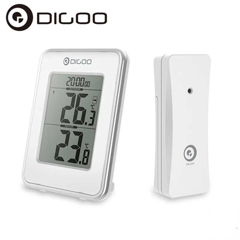 Digoo DG TH1980 th1980. цифровой ЖК термометр для дома и улицы сенсорный монитор настольные