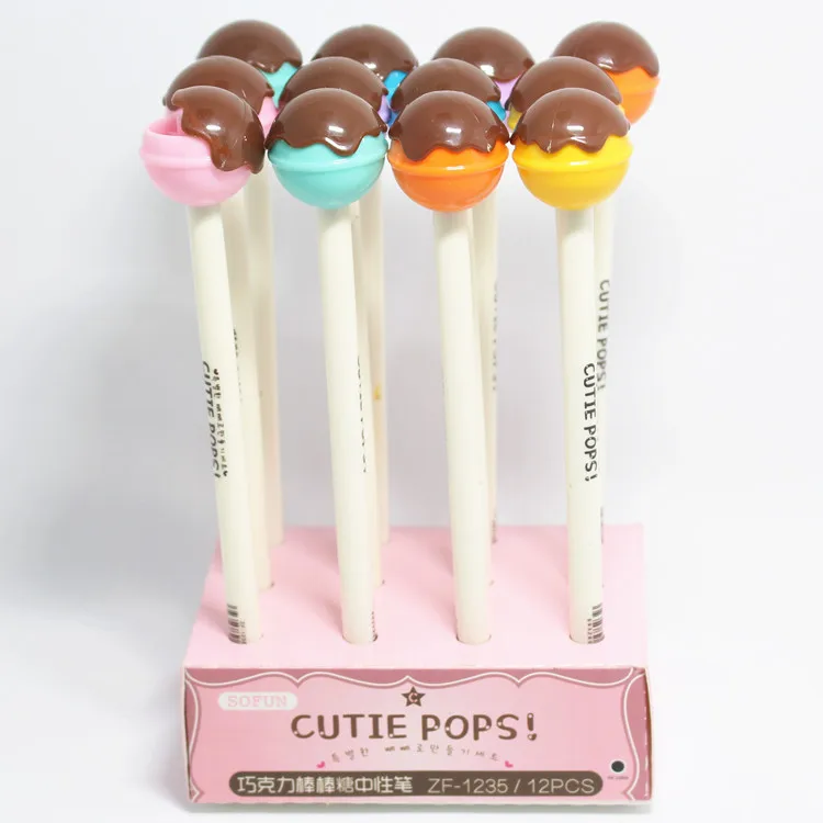 4 Pcs/Pack DIY Colorful Vivid Chocolate-Lollipop Gel Pen for Drawing & Design & School Stationery & Office Supply
4 Pcs/Pack DIY Colorful Vivid Chocolate-Lollipop Gel Pen for Drawing & Design & School Stationery & Office Supply