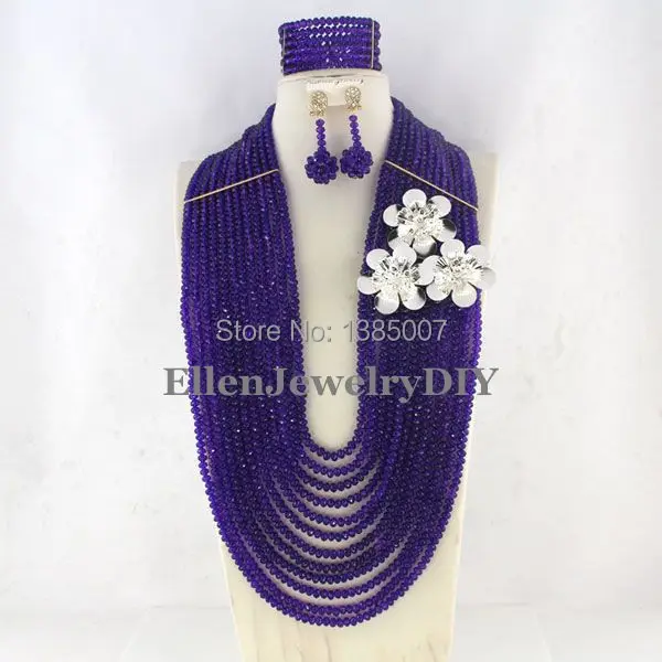 Purple African Wedding Jewelry Set Crystal Jewelry Set African Beads Necklace Set Crystal Beads Necklace Set W7191
Purple African Wedding Jewelry Set Crystal Jewelry Set African Beads Necklace Set Crystal Beads Necklace Set W7191