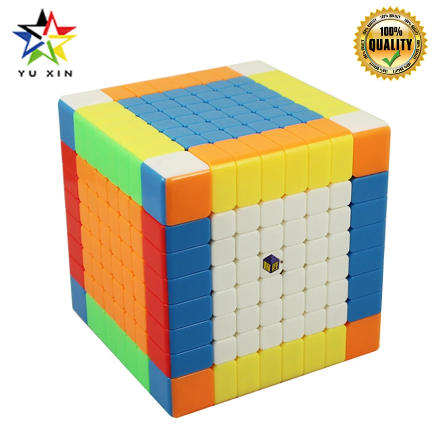 2019 YUXIN скоростной Куб 8x8x8 соревнование 88 мм магический куб магнитный Твист