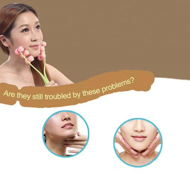 Portable Face Lift Massage Roller Flower Shape Elastic Anti Wrinkle Face-Lift Slimming Face Face Shaper Relaxation Beauty Tools
Portable Face Lift Massage Roller Flower Shape Elastic Anti Wrinkle Face-Lift Slimming Face Face Shaper Relaxation Beauty Tools