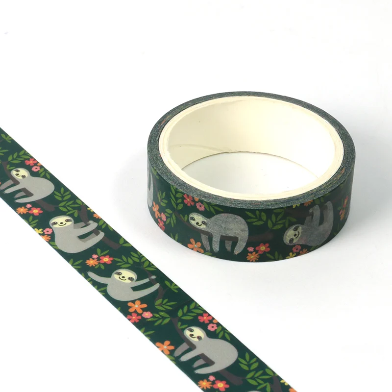1X Cute Washi Tape Animal Sloth design DIY Planner Masking Tapes School Office Supplies
1X Cute Washi Tape Animal Sloth design DIY Planner Masking Tapes School Office Supplies