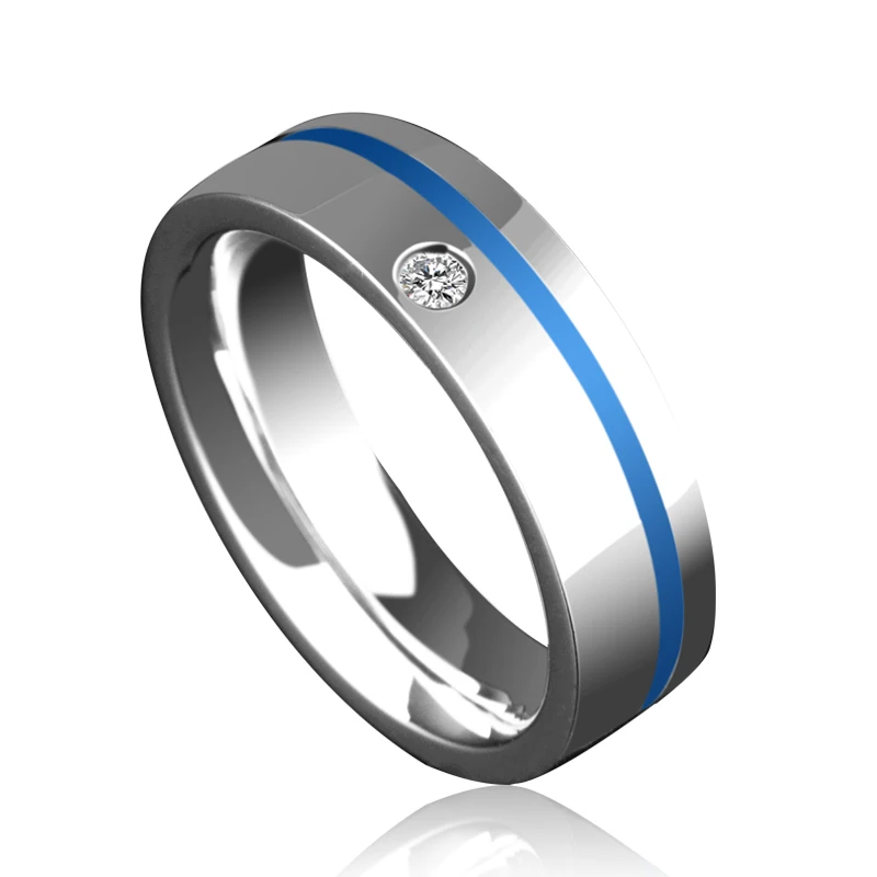Tungsten Wedding Band Rings for Men Women 8mm Width Inlay CZ Stones with Blue Drop Mould Fimished, Free Shipping, Customized
Tungsten Wedding Band Rings for Men Women 8mm Width Inlay CZ Stones with Blue Drop Mould Fimished, Free Shipping, Customized