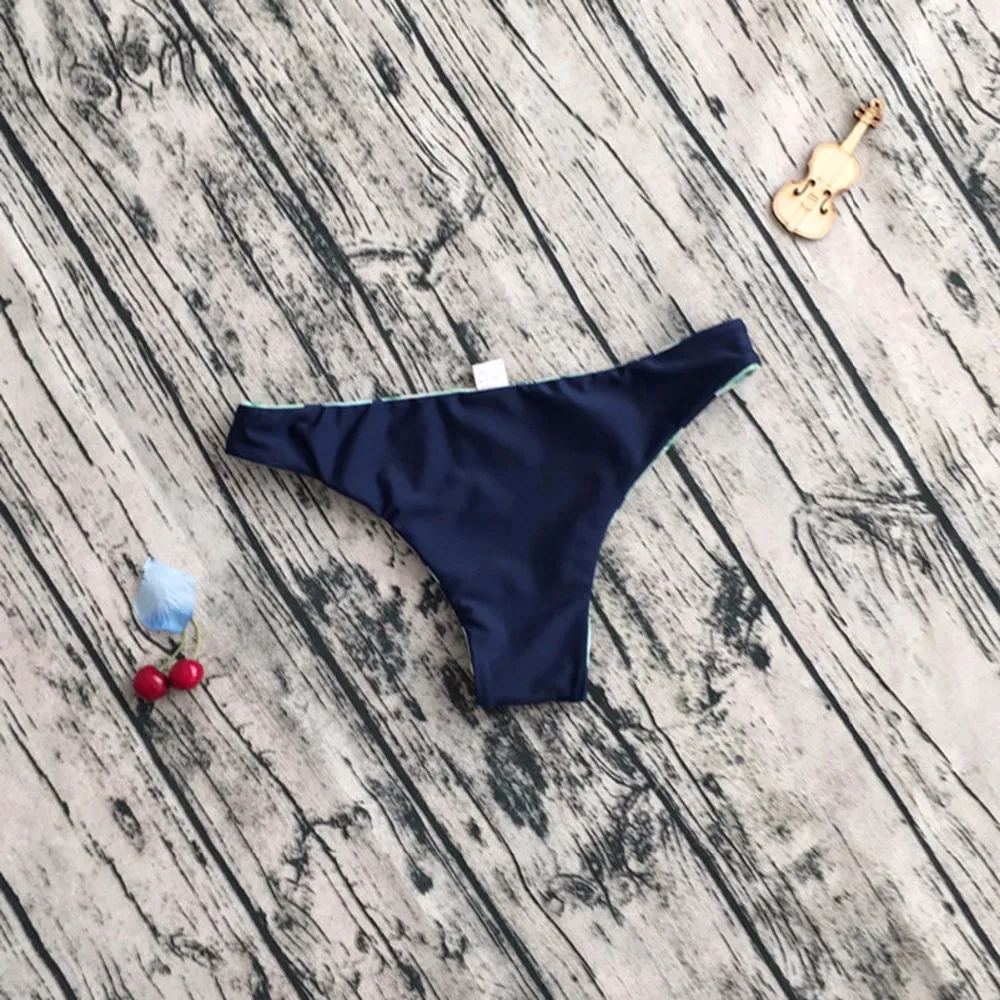 Bikini sexy printed double-sided lady's split bathing suit