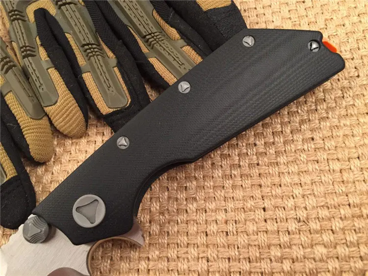 Hot selling 58-60HRC quality D2 blade G10 handle 3 colors folding knife outdoor camping survival tool Tactical utility EDC knife
Hot selling 58-60HRC quality D2 blade G10 handle 3 colors folding knife outdoor camping survival tool Tactical utility EDC knife