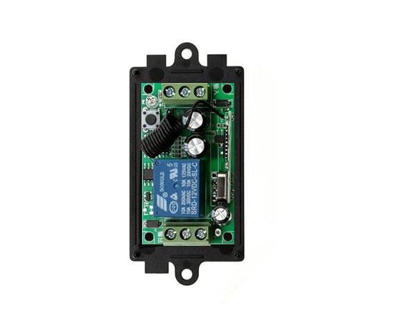 DC 12V 1CH 1CH 10A Wireless Remote Control Switch Receiver ,315/433.92 MHz/lamp/ window/Garage Door/shutters
DC 12V 1CH 1CH 10A Wireless Remote Control Switch Receiver ,315/433.92 MHz/lamp/ window/Garage Door/shutters