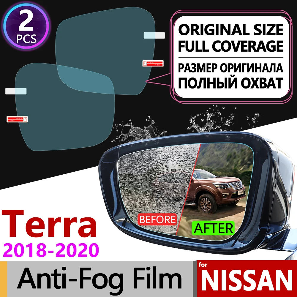 Полноэкранная противотуманная пленка для Nissan Terra 2018 2019 2020 зеркала заднего вида от