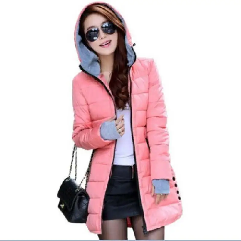 Women cotton-padded jacket 2016 winter medium-long down cotton plus size jacket female slim ladies jackets and coats AE627
Women cotton-padded jacket 2016 winter medium-long down cotton plus size jacket female slim ladies jackets and coats AE627