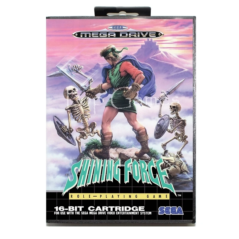 Shining Force with Box for 16 bit Sega MD Game Card for Mega Drive for Genesis Video Console
Shining Force with Box for 16 bit Sega MD Game Card for Mega Drive for Genesis Video Console
