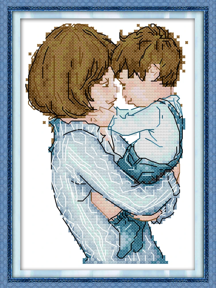 Mother and child cross stitch kit aida 14ct 11ct count print canvas stitches embroidery DIY handmade
Mother and child cross stitch kit aida 14ct 11ct count print canvas stitches embroidery DIY handmade