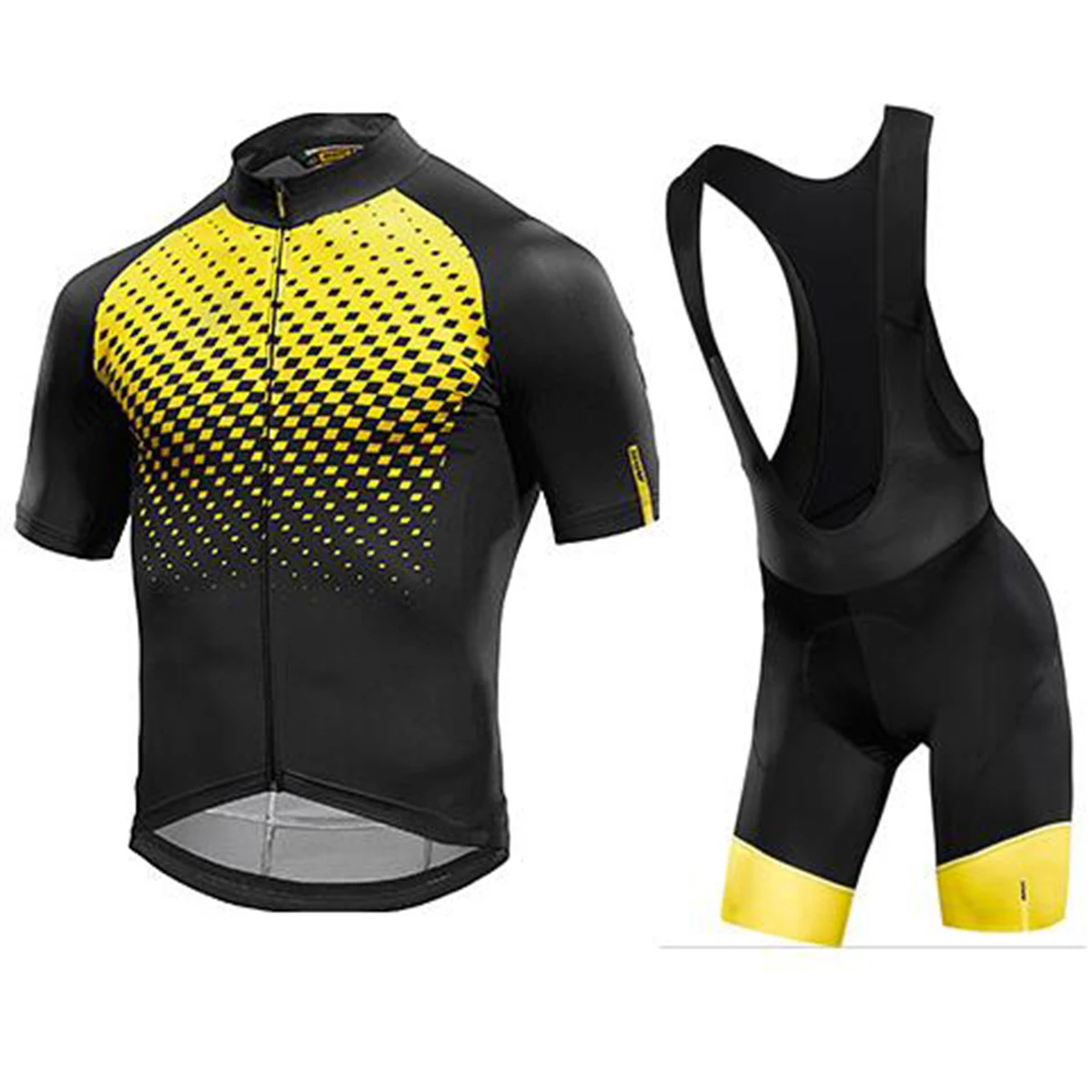 2018 Pro Team Mavic с короткими рукавами Vélo Лето Велоспорт одежда Ropa Ciclismo + шорты Bib 9D гель
