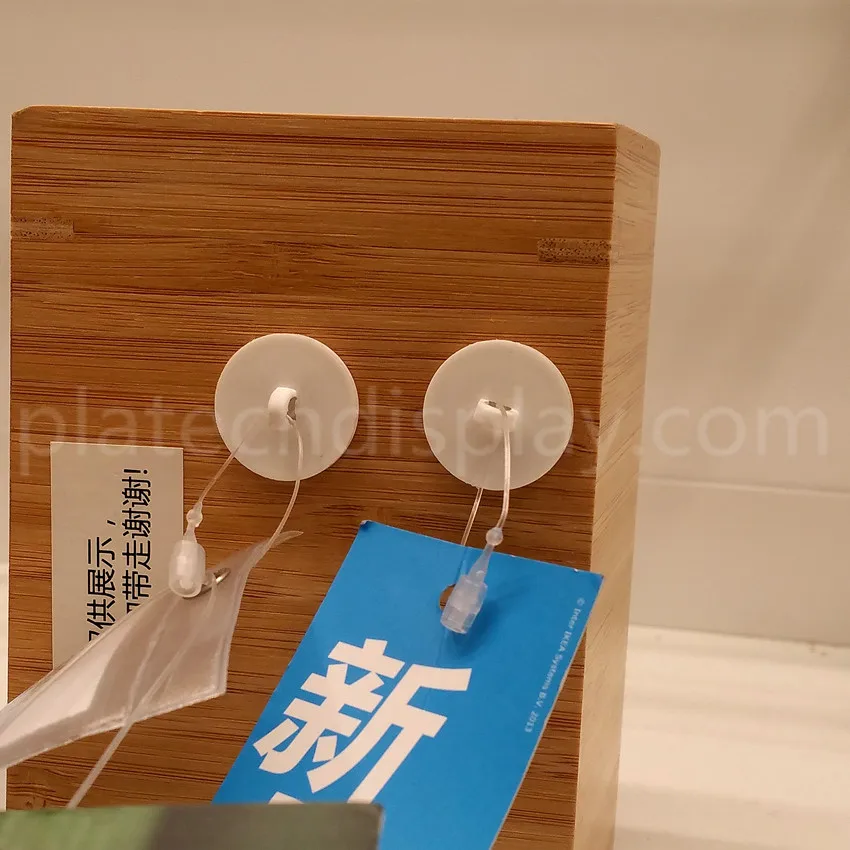 Plastic White Round Base With Strong Adhesive Tape Sticker Stand For POP Display Sign Poster In Store 100sets | Канцтовары для