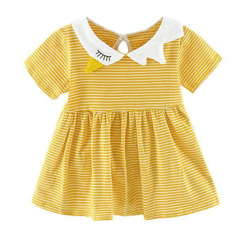 Summer Newborn Baby Girls Casual stripe Dress Girl T-shirt Clothes Linen and Cotton Kids Princess Dress for Infant Vestido 0-24M
Summer Newborn Baby Girls Casual stripe Dress Girl T-shirt Clothes Linen and Cotton Kids Princess Dress for Infant Vestido 0-24M