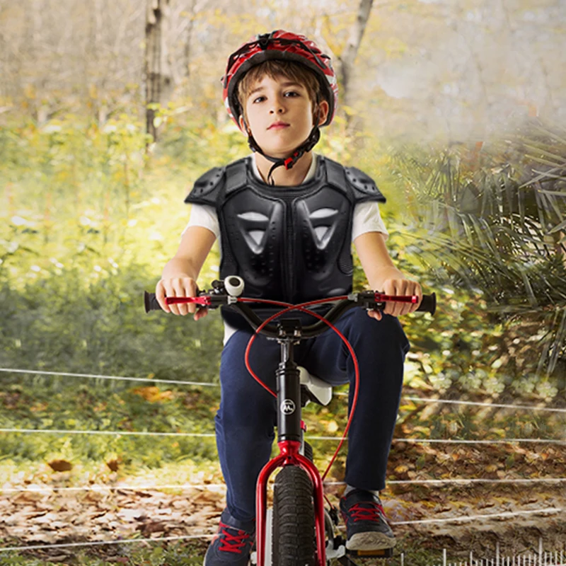 WOSAWE детский MTB велосипед защиты куртка детская езда на велосипеде тела Защита