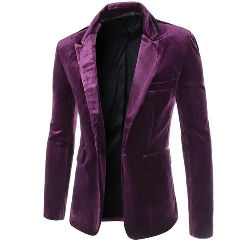 Suits jacket fashion casual jacket velvet men's clothing suit vintage red men's suit jacket black purple suit jacket
Suits jacket fashion casual jacket velvet men's clothing suit vintage red men's suit jacket black purple suit jacket