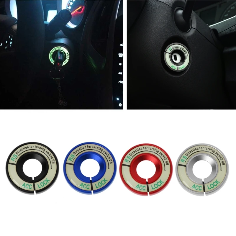 Aluminium Alloy Luminous Ignition Decoration Ring Key Switch Cover Car Accessories for car accessories
Aluminium Alloy Luminous Ignition Decoration Ring Key Switch Cover Car Accessories for car accessories