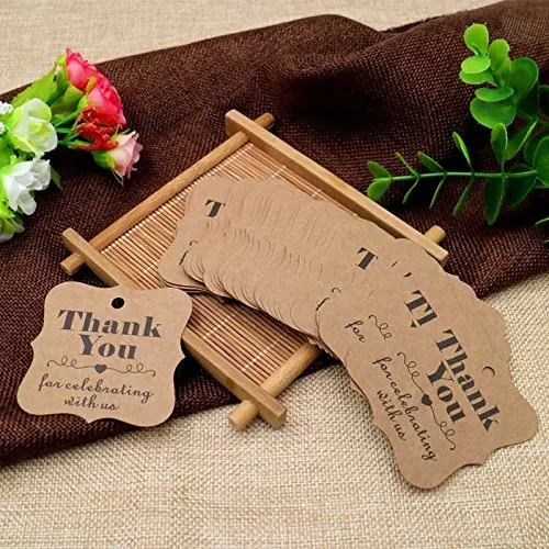 100pcs Thank You for Celebrating with Us paper tags for wedding gift baby shower party favors gift tags wedding gifts for guests
100pcs Thank You for Celebrating with Us paper tags for wedding gift baby shower party favors gift tags wedding gifts for guests