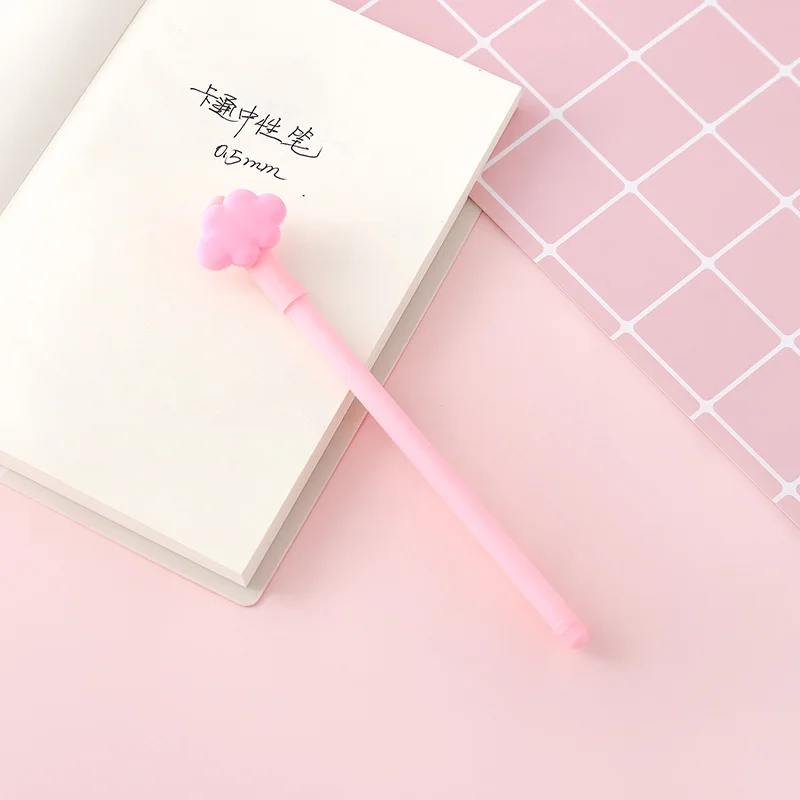48pcs/set Cloud Neutral Gel Pen Lovely Office Stationery Novelty Gel Pen 0.5mm Wholesale