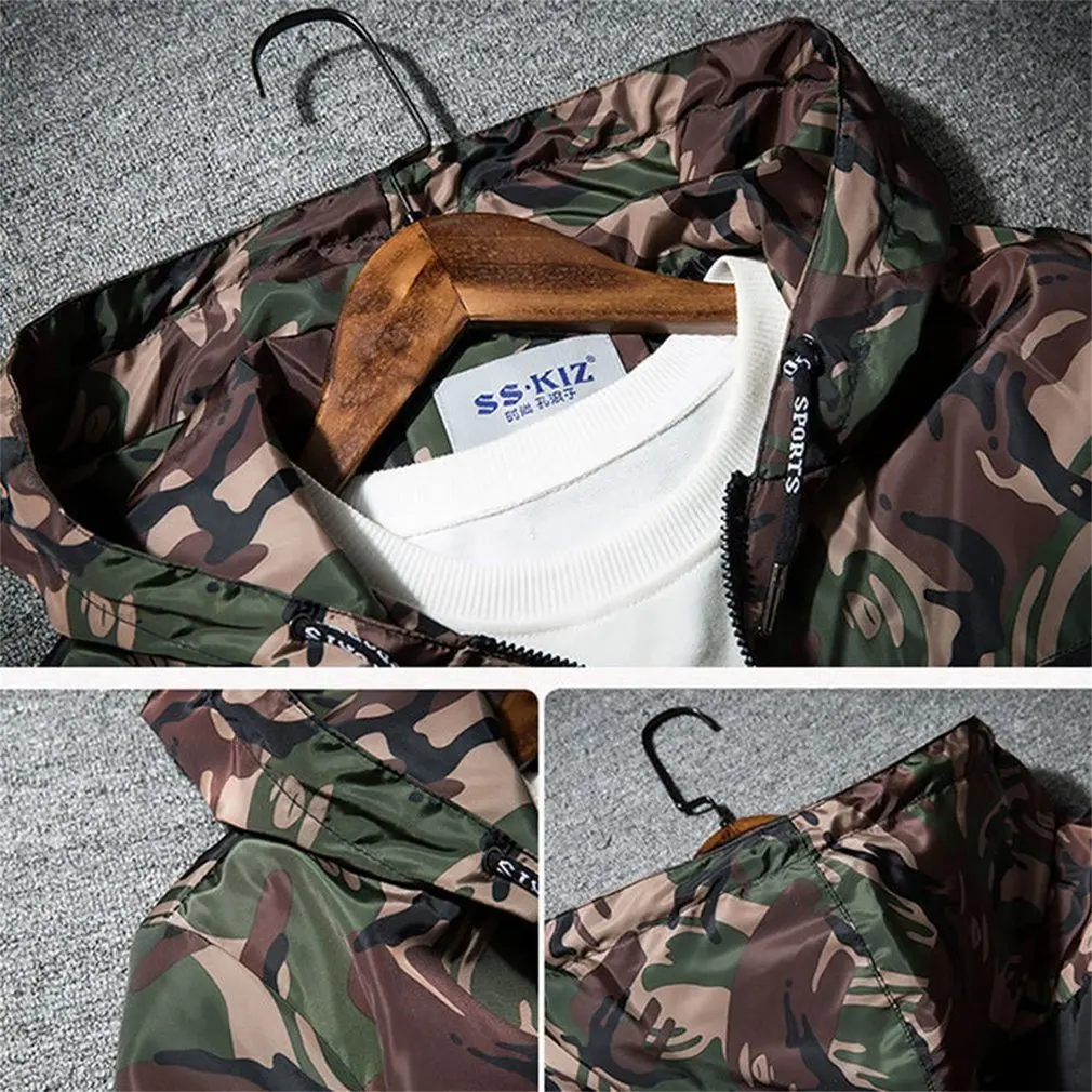 Plus Size S-5XL Autumn Men Jacket Slim Waterproof Military Camouflage Coats Hooded Zipper Male Bomber Jackets Windbreaker
Plus Size S-5XL Autumn Men Jacket Slim Waterproof Military Camouflage Coats Hooded Zipper Male Bomber Jackets Windbreaker