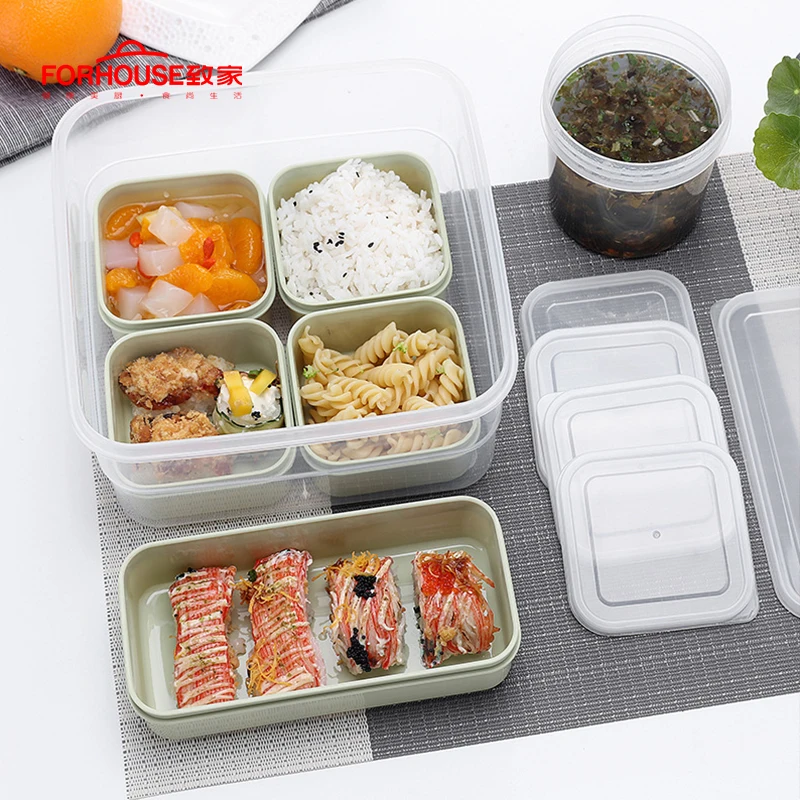 6 Grid Lunch Box PP+PE Portable Food Containers Double Layer Portable Bento Box School Child Office
6 Grid Lunch Box PP+PE Portable Food Containers Double Layer Portable Bento Box School Child Office