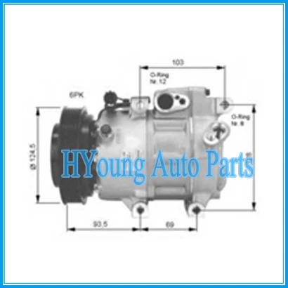 10PA15C AC Compressor For Hyundai Tucson Kia Sportage Spectra 2.0L L4 977012D700 97701-2D700 98373 977012E000
10PA15C AC Compressor For Hyundai Tucson Kia Sportage Spectra 2.0L L4 977012D700 97701-2D700 98373 977012E000