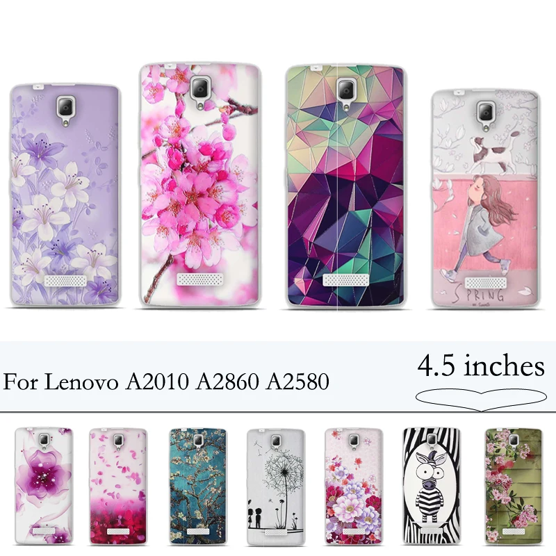 Чехол для Lenovo A2010 A 2010 4 5 дюйма задняя крышка мягкий силиконовый чехол из ТПУ с