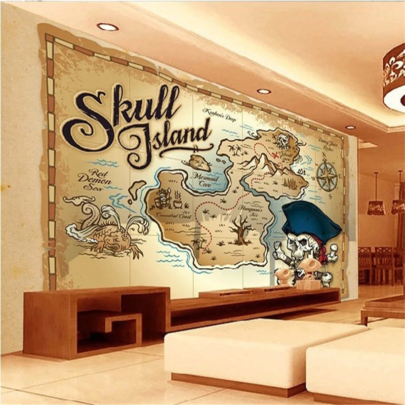 beibehang treasure map wallpaper fashion wood mural wallpaper children's room bedroom wallpaper Large murals papel de paede
beibehang treasure map wallpaper fashion wood mural wallpaper children's room bedroom wallpaper Large murals papel de paede