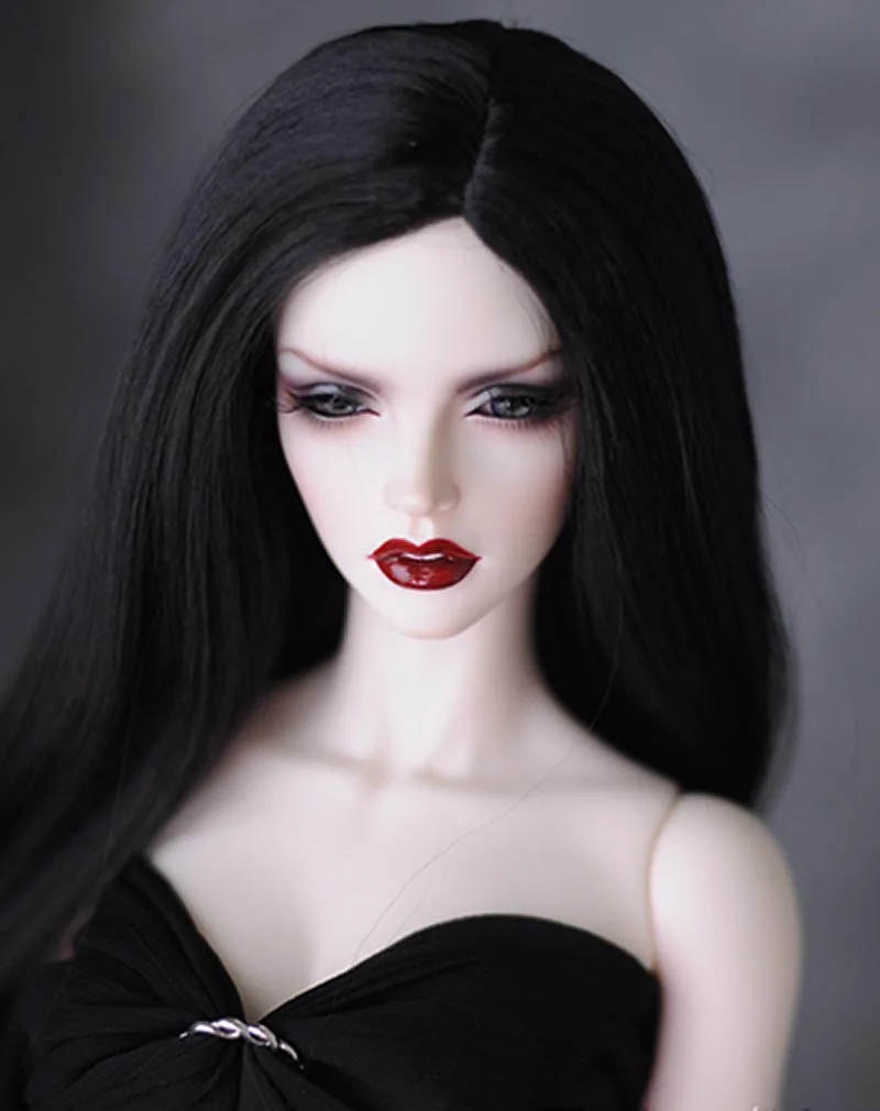 Модные черные Цвета 1/3 BJD SD парик волос Супер кукла из мягкого плюша Аксессуары