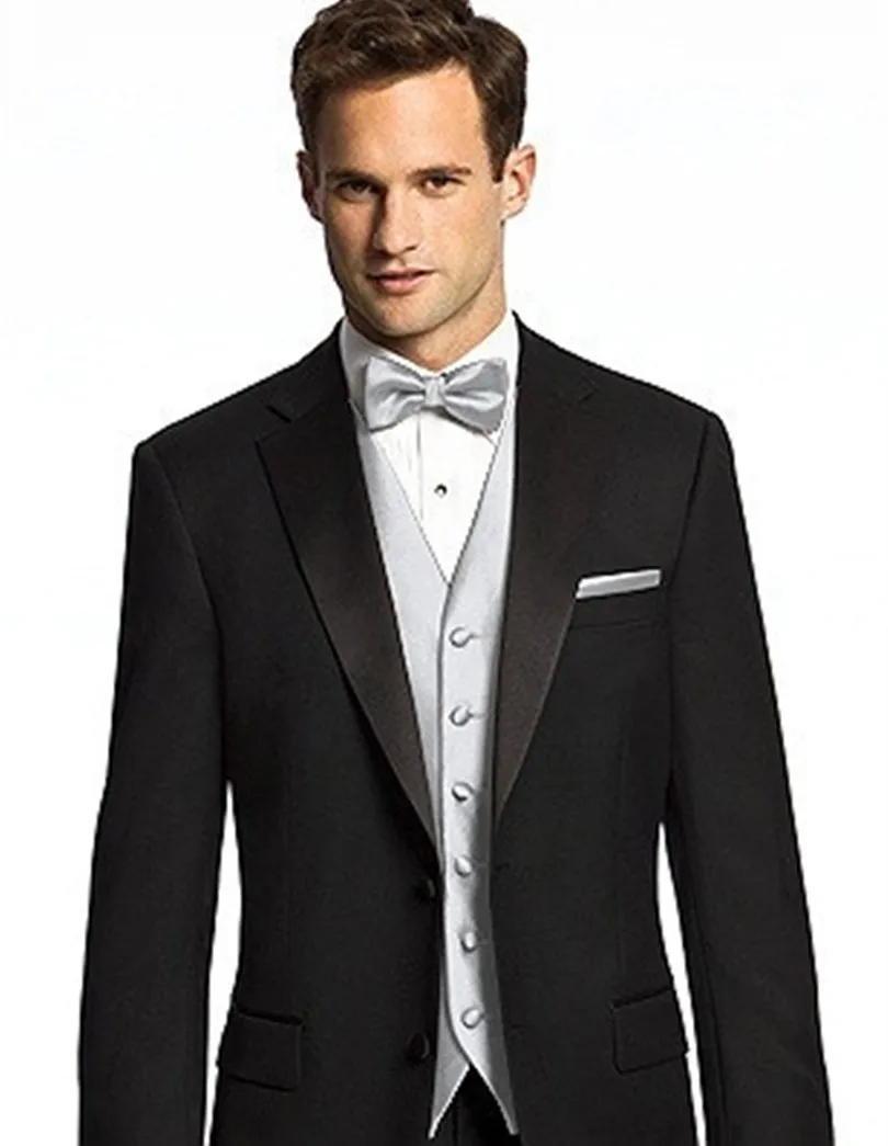 Weding Black Suits Tuxedos Groom Wear Custom Made 3 Piece Wool Free Shipping 2022
Weding Black Suits Tuxedos Groom Wear Custom Made 3 Piece Wool Free Shipping 2022