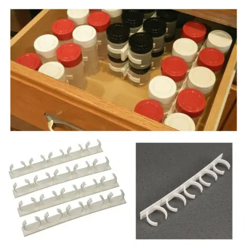 4Pcs White PP Kitchen Spice Rack Holder Plastic Wall Storage Kitchen Organizer Rack
4Pcs White PP Kitchen Spice Rack Holder Plastic Wall Storage Kitchen Organizer Rack
