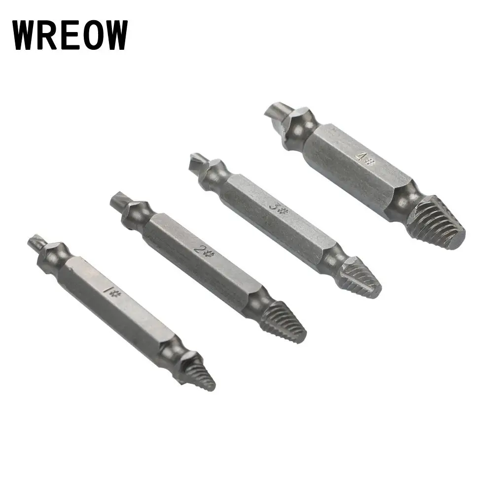 Screw Bolts Extractor Drill Bit Disassemble Tacks Carpentry Easy Out Set Remove Hand Tool Set 3-5mm 4-8mm 5-10mm 6-12mm 4pc
Screw Bolts Extractor Drill Bit Disassemble Tacks Carpentry Easy Out Set Remove Hand Tool Set 3-5mm 4-8mm 5-10mm 6-12mm 4pc