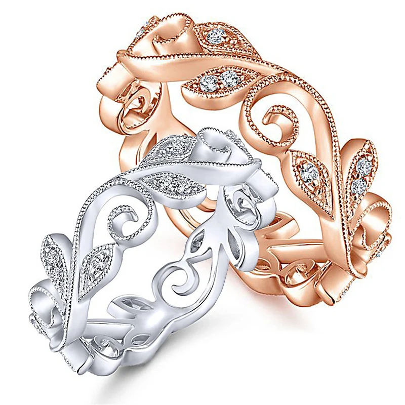 Size6/7/8/9/10 2019 New Arrival 1PC Wedding RINGS Crystal Leaf Hot Sale Ring Flower Seaside Zircon Vine leaves
Size6/7/8/9/10 2019 New Arrival 1PC Wedding RINGS Crystal Leaf Hot Sale Ring Flower Seaside Zircon Vine leaves