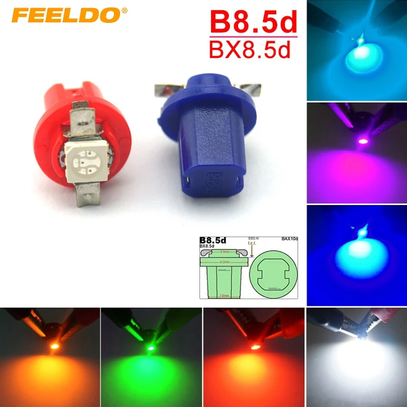 Автомобильная лампа FEELDO, 30 шт., 12 В, B8.5d/BX8.5d/BAX10d 1SMD, калибр 5050, приборная панель, светодиодный светильник, внутренняя лампа, 7 цветов # FD-4237
Автомобильная лампа FEELDO, 30 шт., 12 В, B8.5d/BX8.5d/BAX10d 1SMD, калибр 5050, приборная панель, светодиодный светильник, внутренняя лампа, 7 цветов # FD-4237