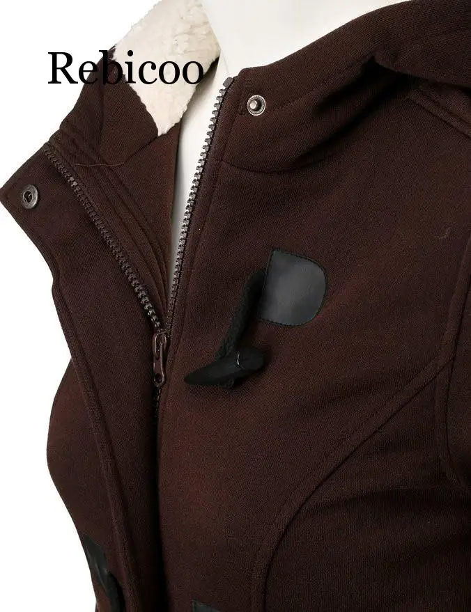 Rebicoo 2019 autumn and winter new women's coat women's hooded jacket zipper trumpet button coat
Rebicoo 2019 autumn and winter new women's coat women's hooded jacket zipper trumpet button coat