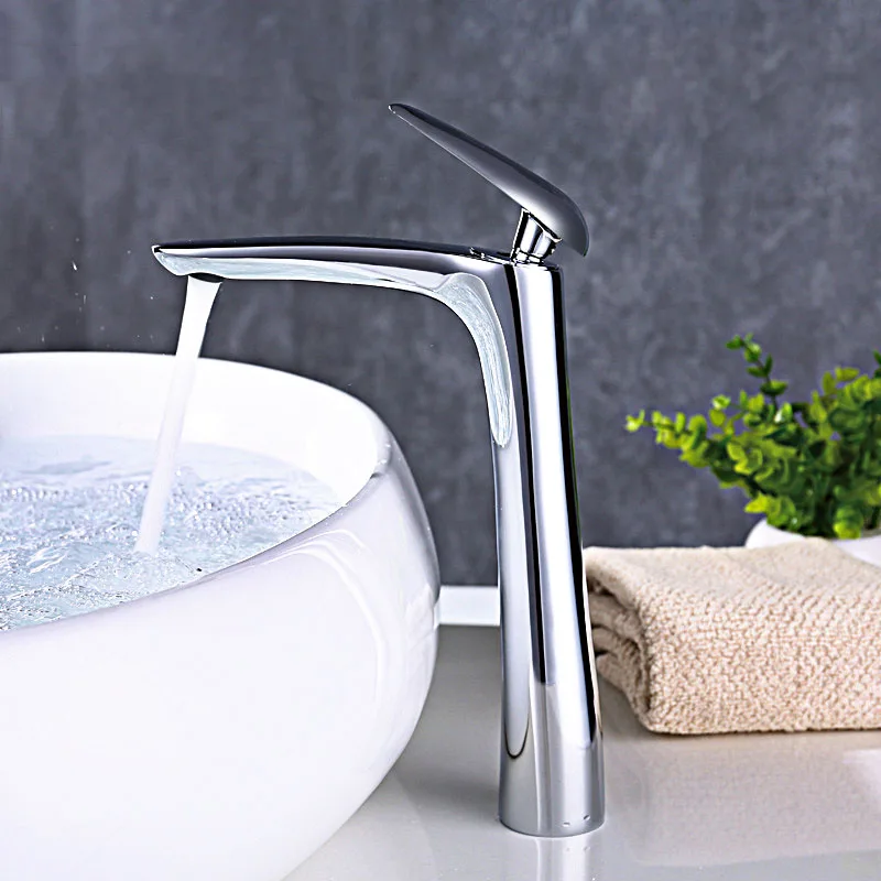 Tall Style Matte Black Brass Washbasin Faucet Bathroom Sink Water Mixer Hot And Cold Water Tap Chrome Plated/White Painted
Tall Style Matte Black Brass Washbasin Faucet Bathroom Sink Water Mixer Hot And Cold Water Tap Chrome Plated/White Painted