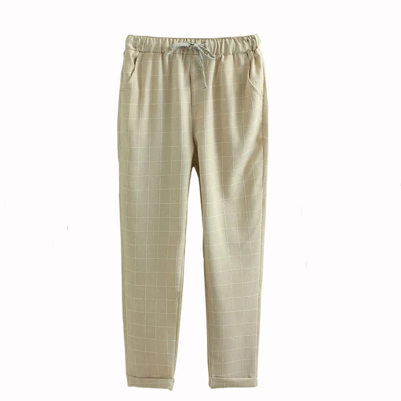 High Quality Nice Brand Summer New Fashion Women's Casual Pants Clothes Print Plaid Female Harem Pants Loose Clothing Plus Size
High Quality Nice Brand Summer New Fashion Women's Casual Pants Clothes Print Plaid Female Harem Pants Loose Clothing Plus Size