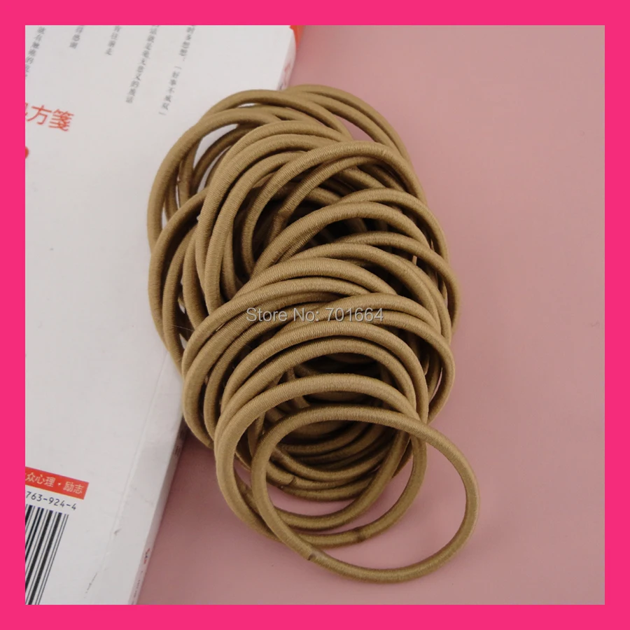 50PCS 4mm tan Elastic Ponytail Holders with gluing connection,light brown Elastic Hair Ties,BARGAIN for BULK
50PCS 4mm tan Elastic Ponytail Holders with gluing connection,light brown Elastic Hair Ties,BARGAIN for BULK