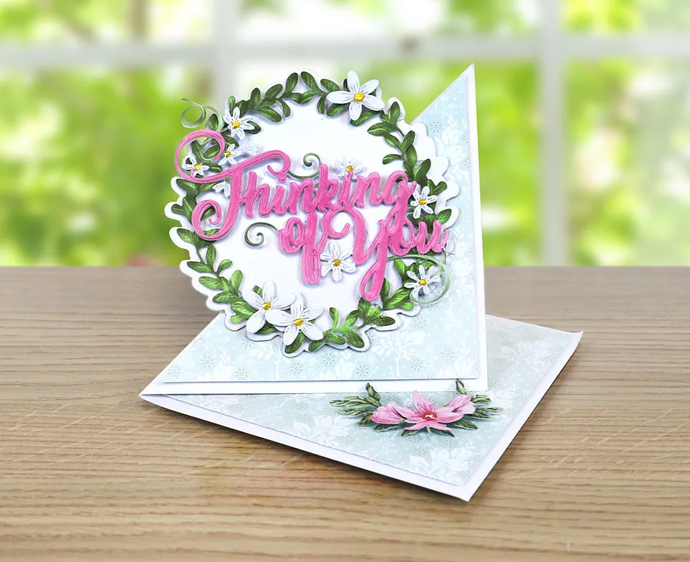 Wreath Leaves Flowers Metal Cutting Dies Set for Scrapbooking DIY Album Paper Card Making Decoration Stencil New 2019
Wreath Leaves Flowers Metal Cutting Dies Set for Scrapbooking DIY Album Paper Card Making Decoration Stencil New 2019
