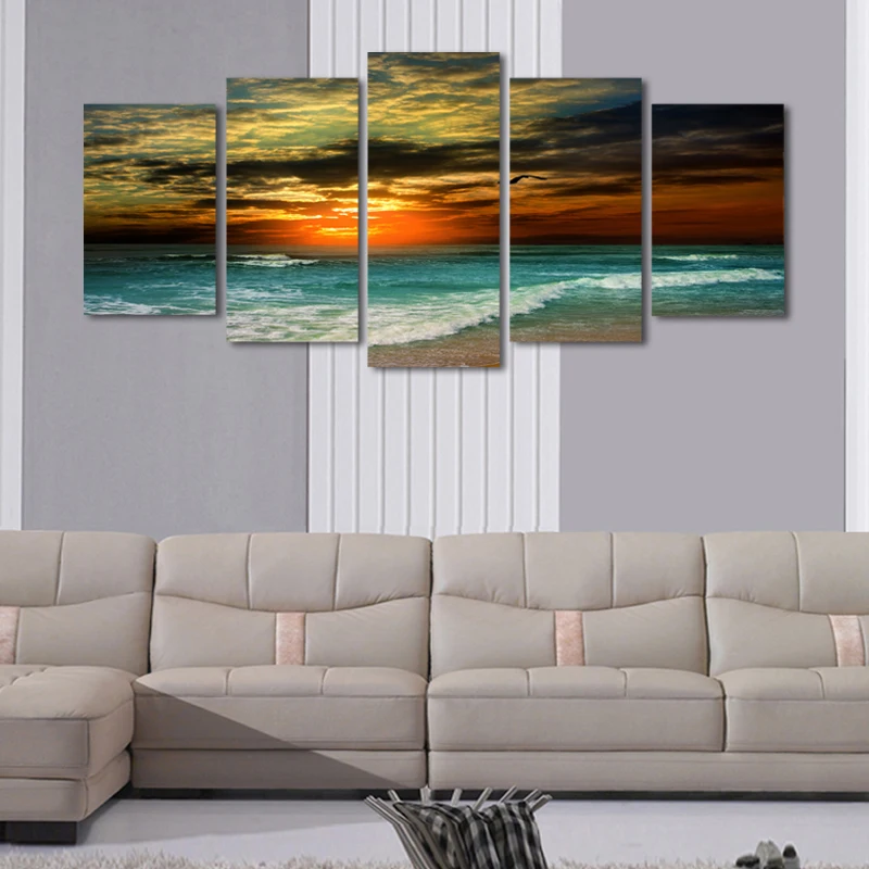 Painting 5 Pieces/Set Unframed Plane Seacape Beach Sunset Canvas Print Paintings Wall Art Picture Home Decoration Living Room
Painting 5 Pieces/Set Unframed Plane Seacape Beach Sunset Canvas Print Paintings Wall Art Picture Home Decoration Living Room