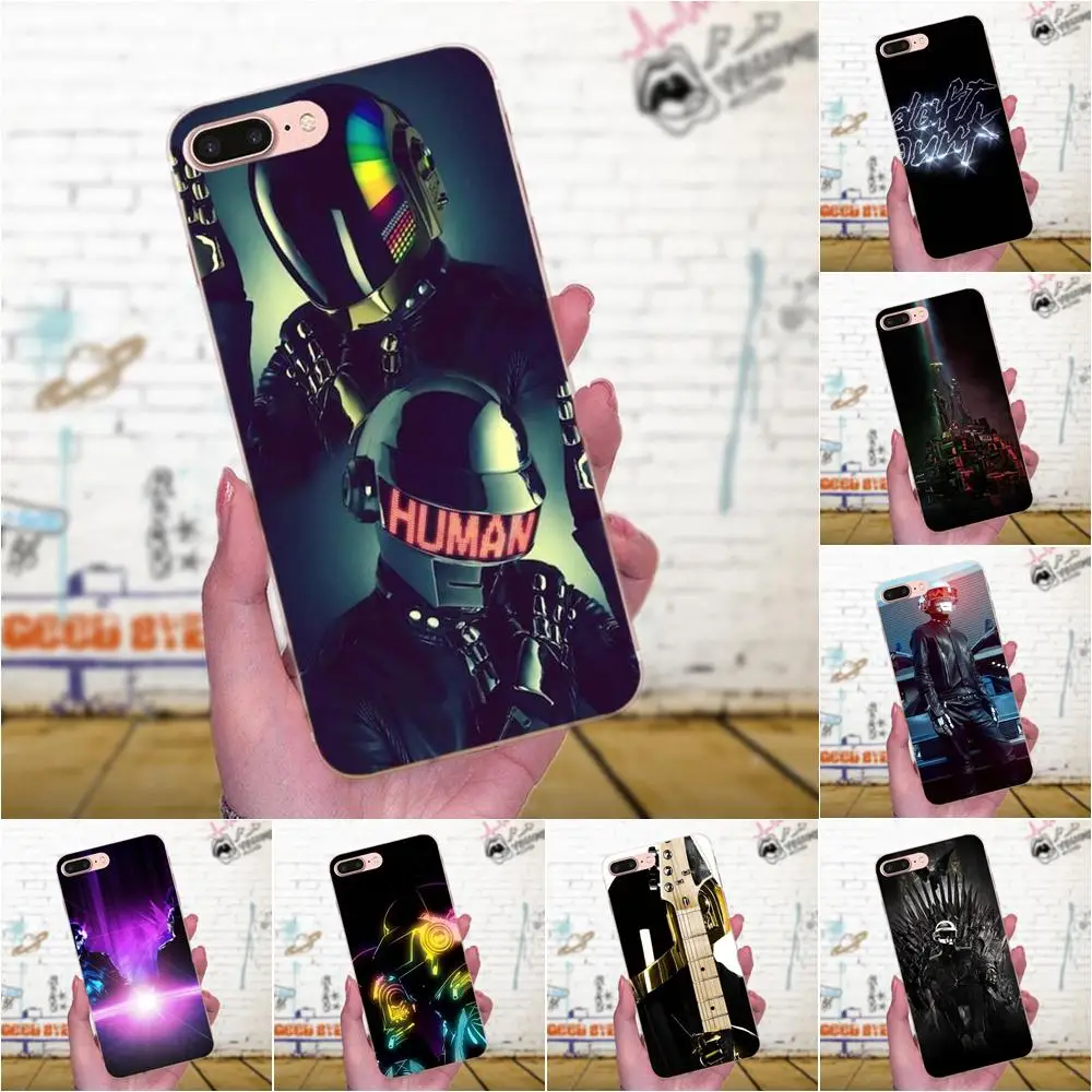 Мягкий чехол из ТПУ для Galaxy J1 J2 J3 J330 J4 J5 J6 J7 J730 J8 2015 2016 2017 2018 mini Pro Daft Punk с узором